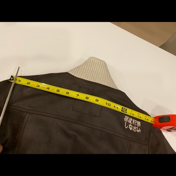 ⚡️SALE⚡️Authentic SUPERDRY LEATHER JACKET - Picture 5 of 12